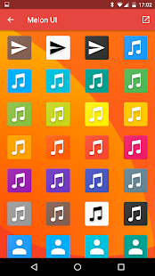 Melon UI Icon Pack Captura de pantalla