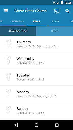 Chets Creek Church Screen 3