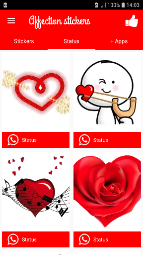 Affection stickers Screenshot 3 - AppWisp.com