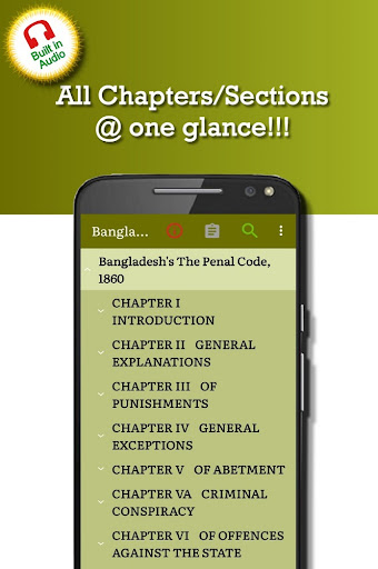 Android application Penal Code 1860 (Bangladesh) screenshort