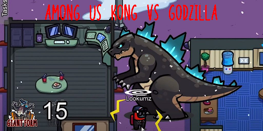 Among Us Kong vs Godzilla Role MOD