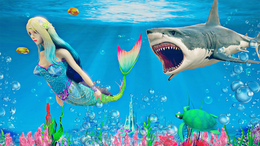 Mermaid Simulator 3D Sea Games 2.39 screenshots 1