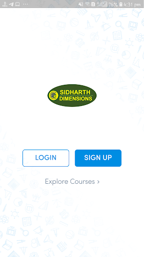 Android application SIDHARTH DIMENSIONS EDUCATION screenshort