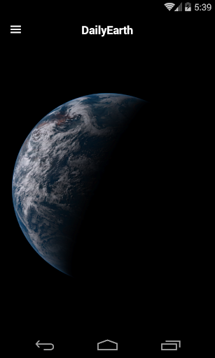 Android application Daily Earth screenshort