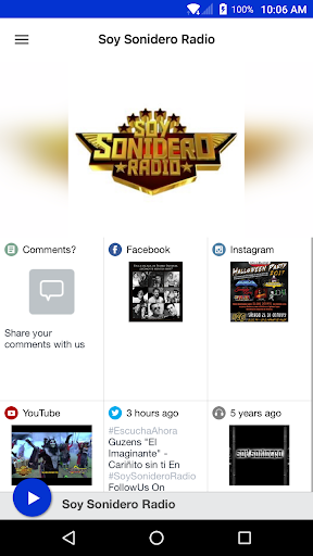 Android application Soy Sonidero Radio screenshort