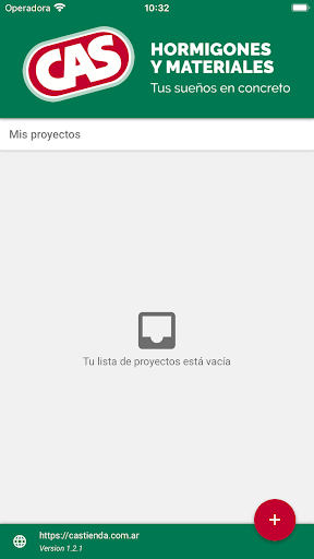 Android application CAS Hormigones y Materiales screenshort
