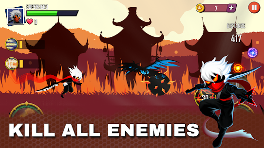 Blind Ninja MOD APK :Shadow Forest (GOD MODE/DUMB ENEMY) Download 2