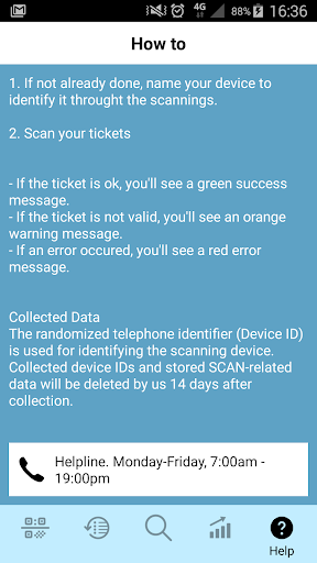 IDEvent Scanner Screen 3