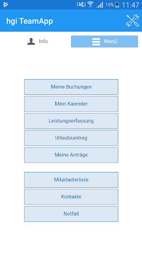 hgi TeamApp Screen 2