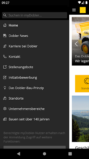 myDobler Screen 2