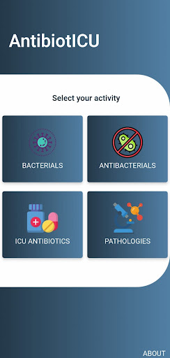 Android application AntibiotICU screenshort