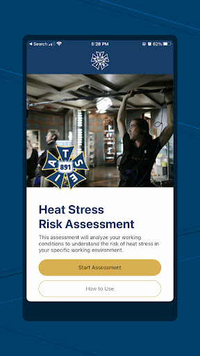 Android application IATSE 891 Heat Stress screenshort