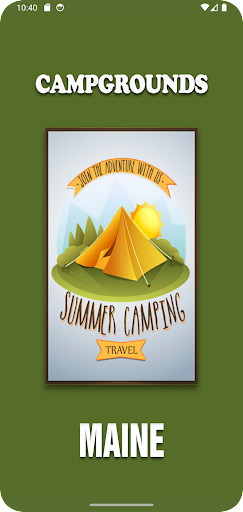 Android application Maine RV Parks & Campgrounds screenshort