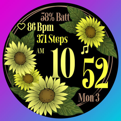Sunflowers Blooming 025 logo