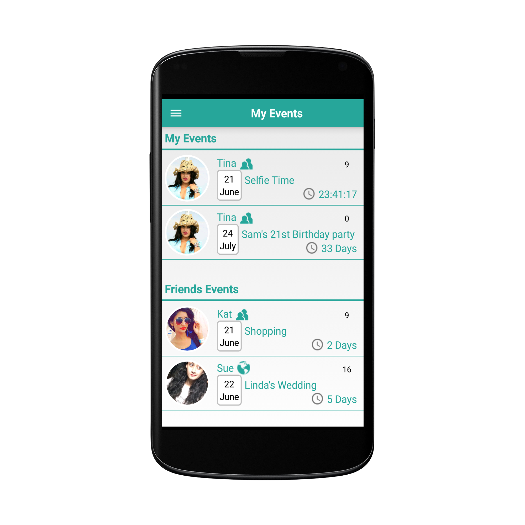 Android application PhotoClickk Snap & Share screenshort