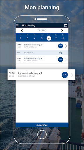 Android application MyENSM screenshort