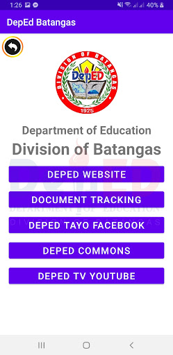 DepEd Batangas Screen 2