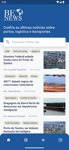 Android application BE News screenshort