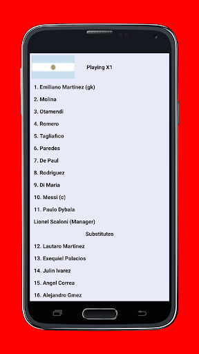 Pick Your Football Team Screen 2