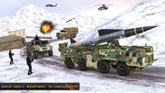 軍用トラック運転シミュレータオフラインゲーム