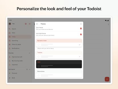 Todoist: to-do list & planner Captura de tela