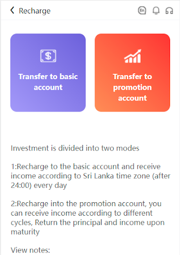 LetaTRX - Bitcoin Cloud Mining Screen 3