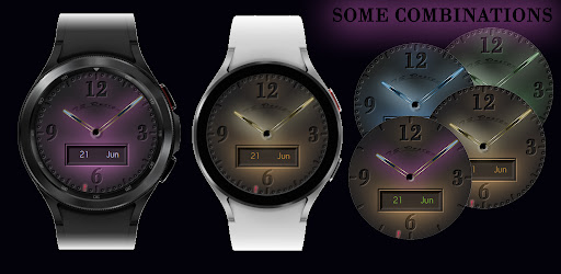Android application TSD17 Glow Watch Face Wear OS screenshort