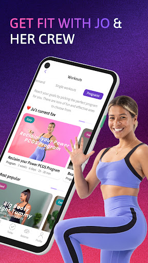 growwithjo = meal & workout Screen 2
