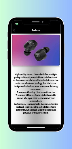 SENNHEISER CX Plus Guide Screen 2