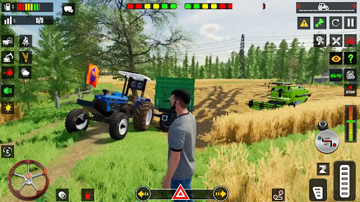 Android application Farming Tractor Games 3D 2024 screenshort