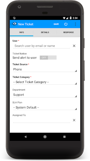 ITarian Mobile Screen 3