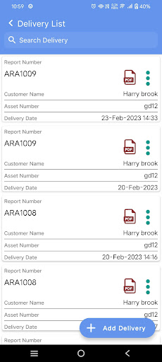 Asset Rental Manager Screen 2
