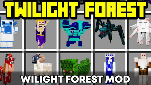 Android application Twilight Forest Mod MCPE screenshort