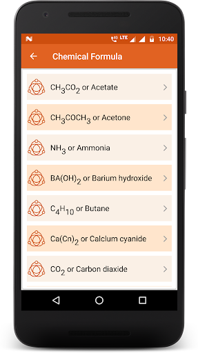 Chemistry Formula Screen 3