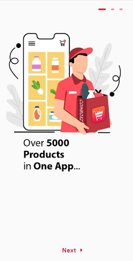 Android application CoinBoxz - Meat & Grocery App screenshort
