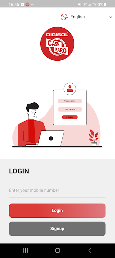 Android application Digisol Cash Karo screenshort