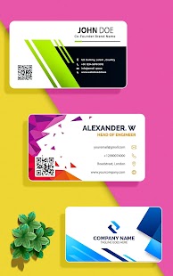 Digital Business Card Maker Screenshot