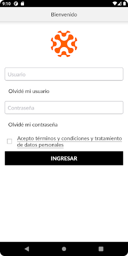 Android application Mi Comunidad screenshort