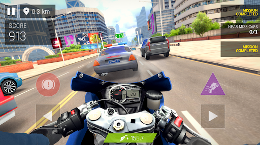Android application Real Moto Rider: Traffic Race screenshort