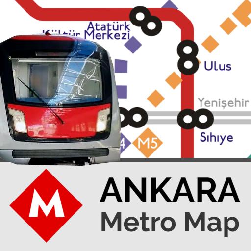 Ankara Metro Map LITE 1.000 Icon