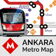 Ankara Metro Map LITE