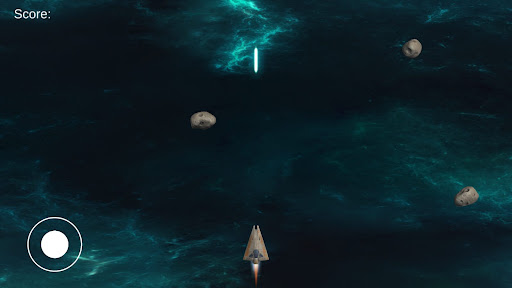 Android application SpaceShooter3D screenshort