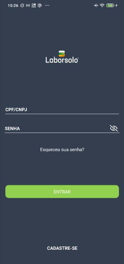 Android application Laborsolo screenshot