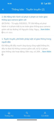 Tra cứu vi phạm giao thông Screen 2