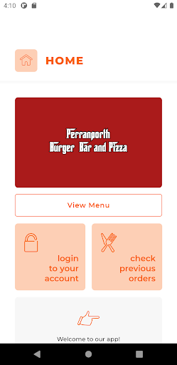 Android application Perranporth Burger Bar & Pizza screenshort