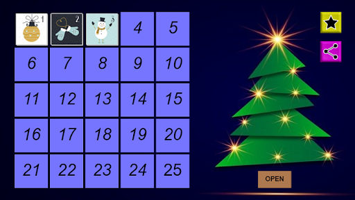 Android application Advent Calendar Games screenshort