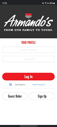 Android application Armando’s screenshort
