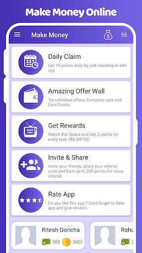 Android application Make Money - Earn Cash Rewards screenshort