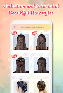 Hairstyle app: Hairstyles step by step for girls 2.2.7 APK screenshots 2