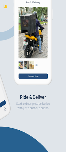 LogisticsHub Rider Screen 2